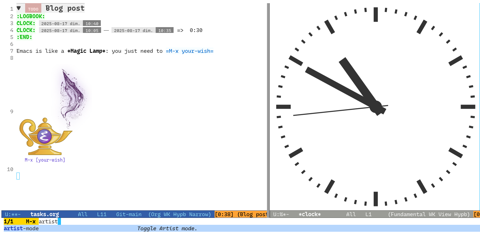Weird Modes My Emacs Journey
